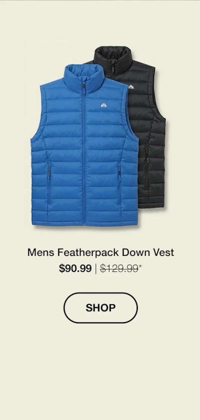 EMS Mens Featherpack Packable Vest