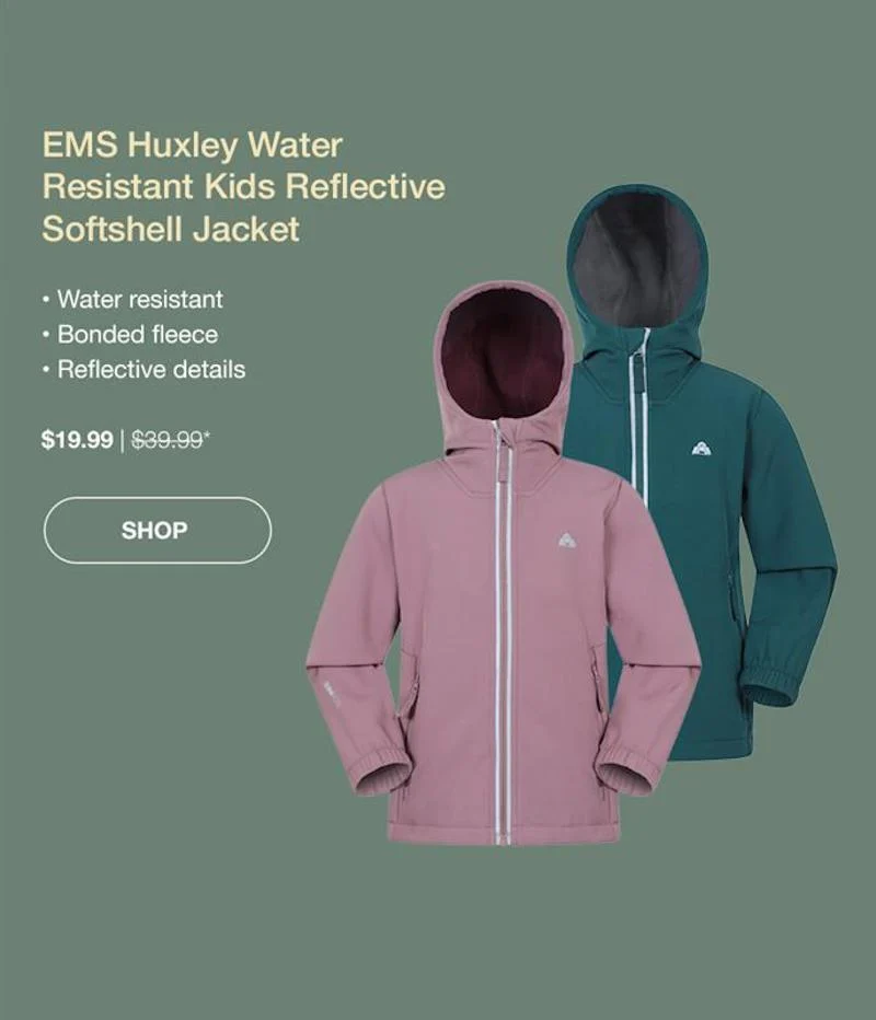 EMS Huxley Kids Reflective Softshell Jacket