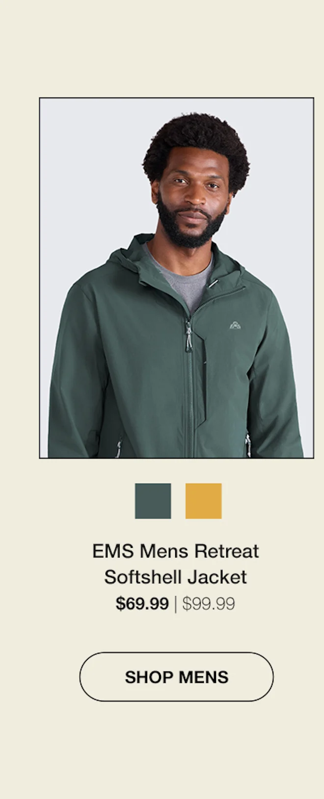 EMS Retreat Mens Packable Softshell Jacket