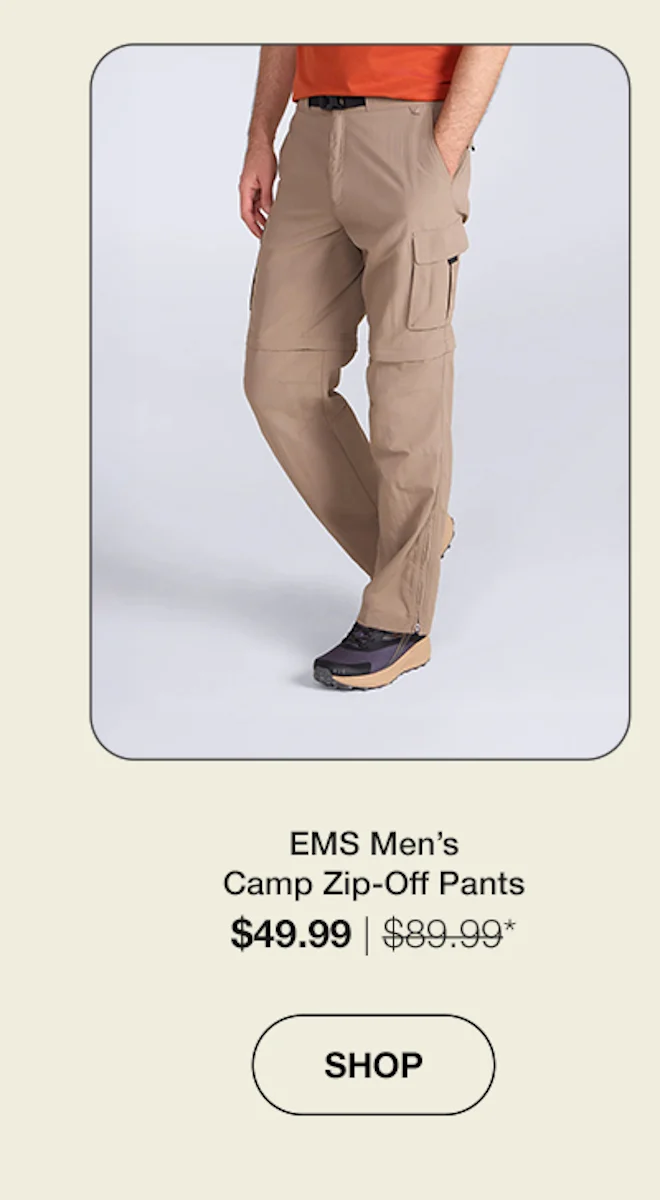 EMS Mens Camp Zip-Off Pants