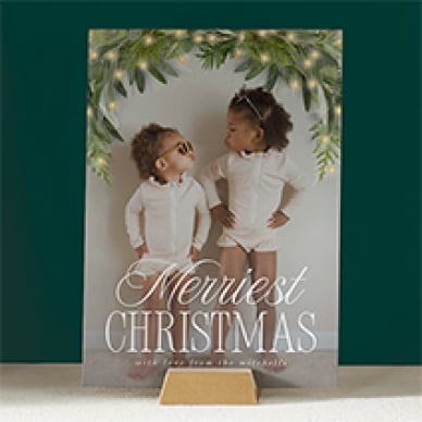 Shop Glowy Botanical Holiday Cards Now.