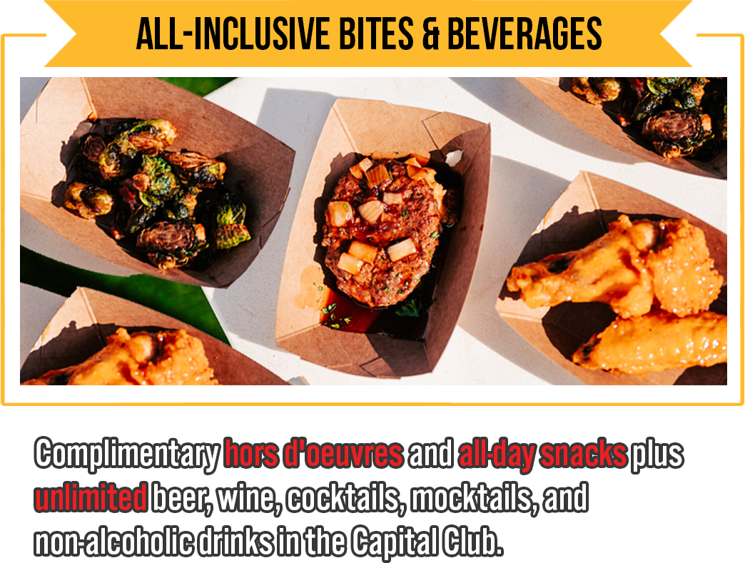 All inclusive bites & beverages