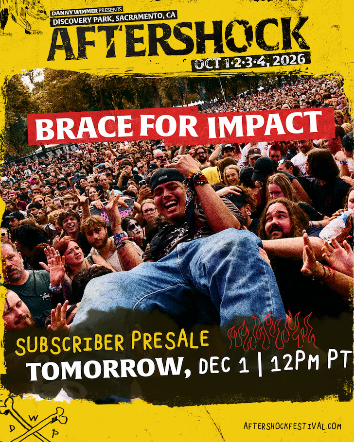 Aftershock Early Bird Presale Reminder