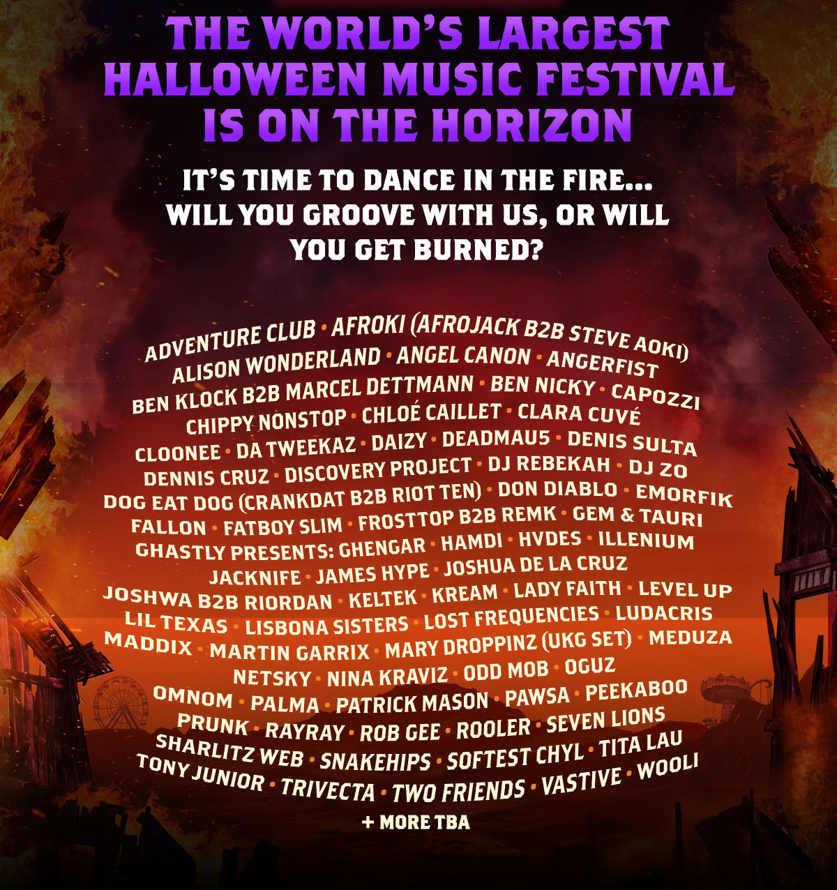 Escape Halloween 2024 Lineup