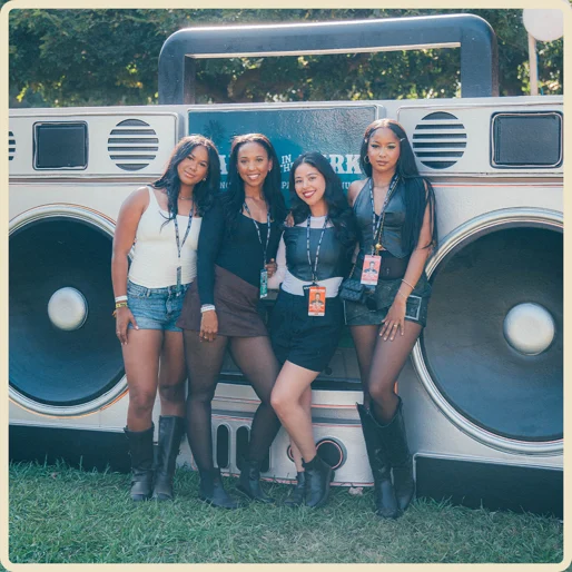 PITP Boombox girl gang frame