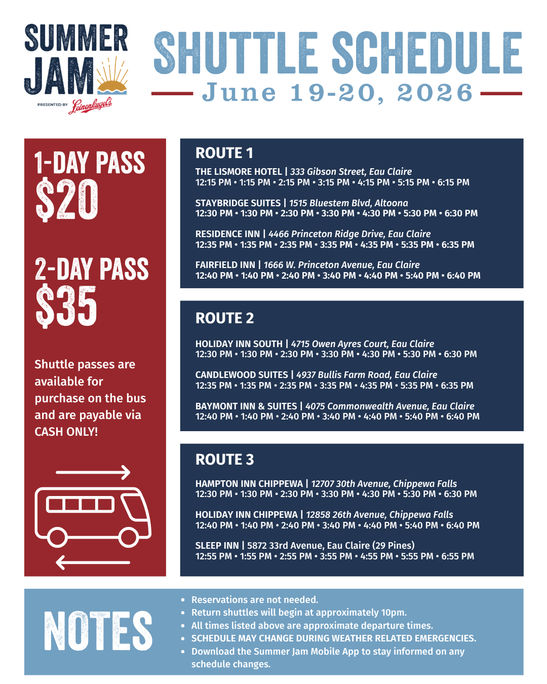 Eau Claire Event District/Country Jam/Summer Jam