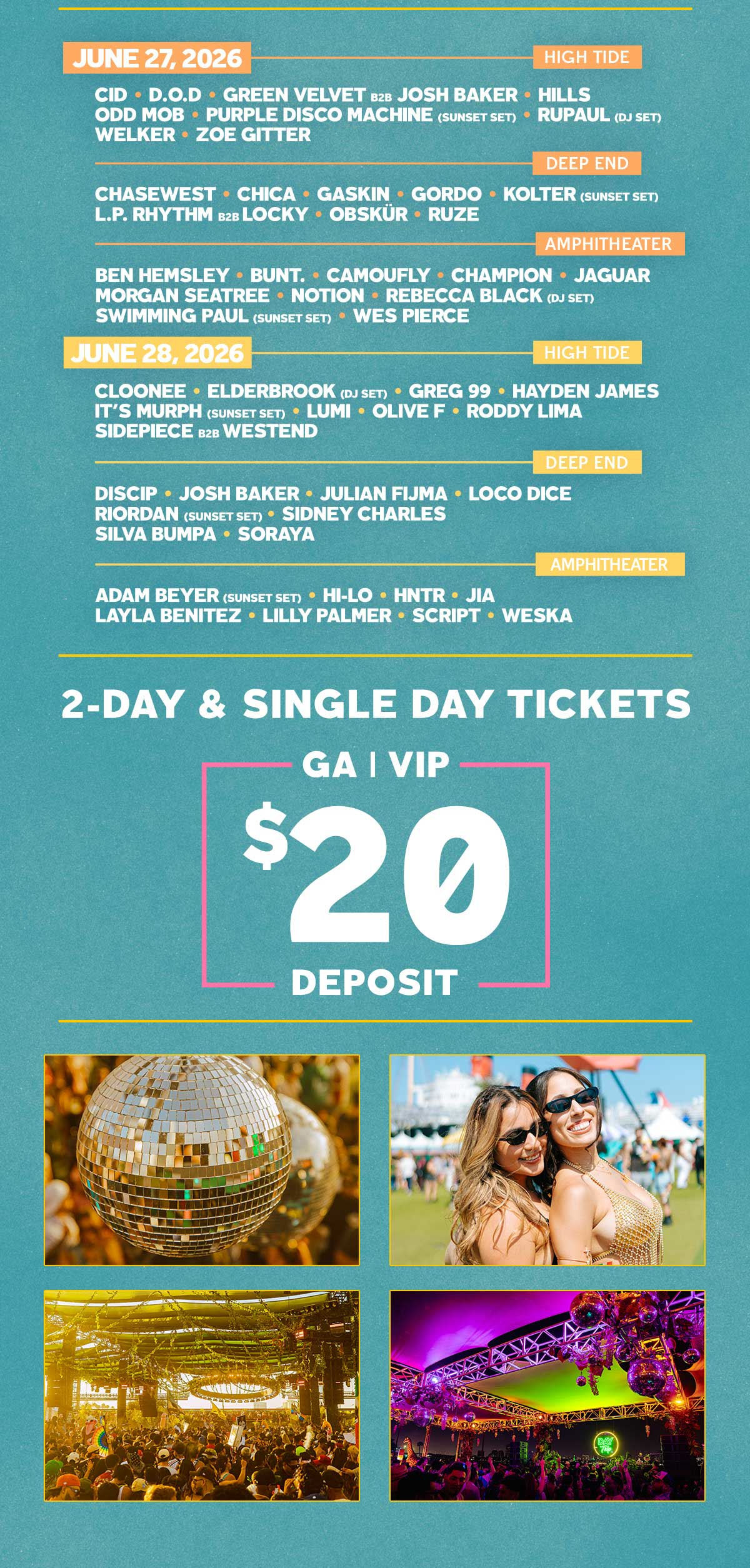 $20 Deposit