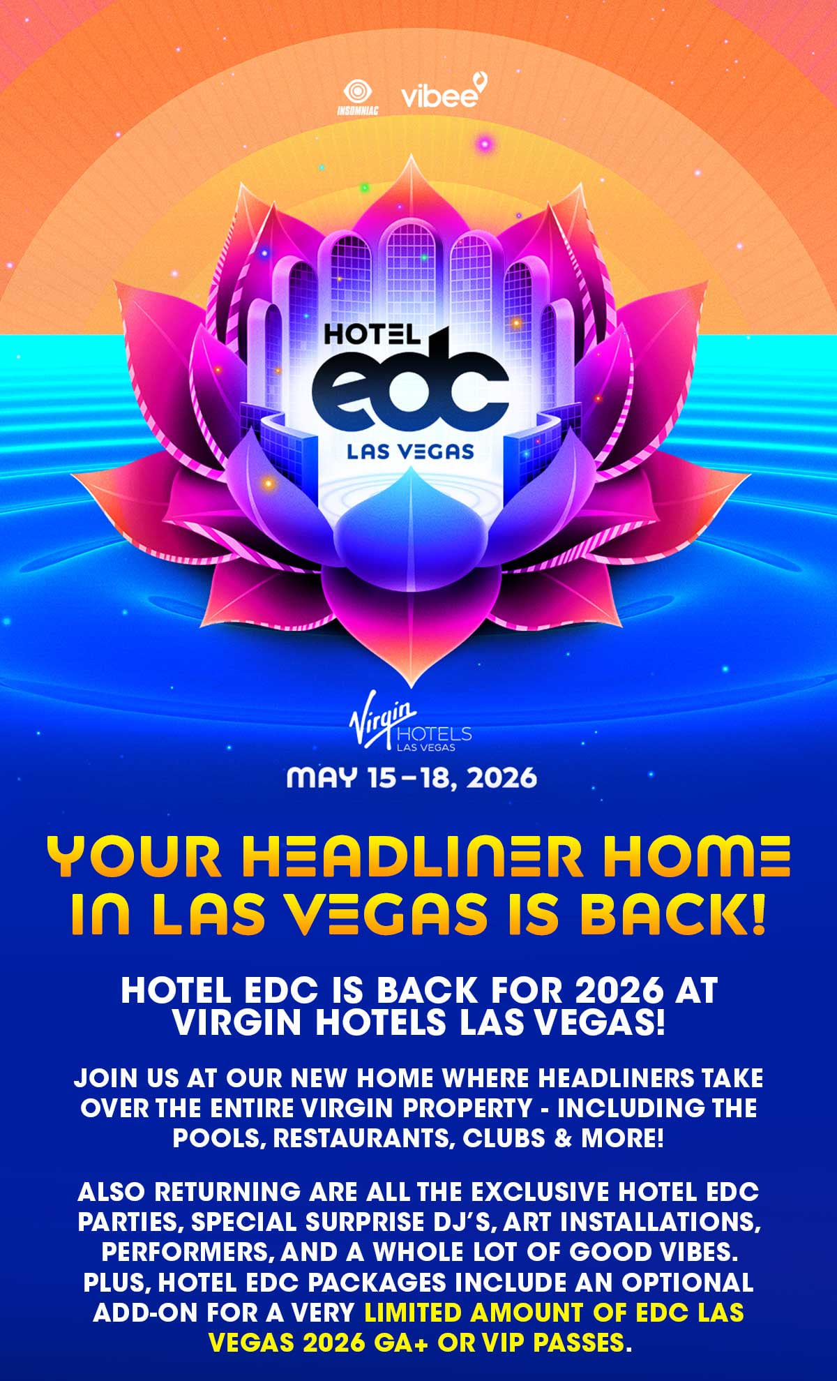 Hotel EDC 2026
