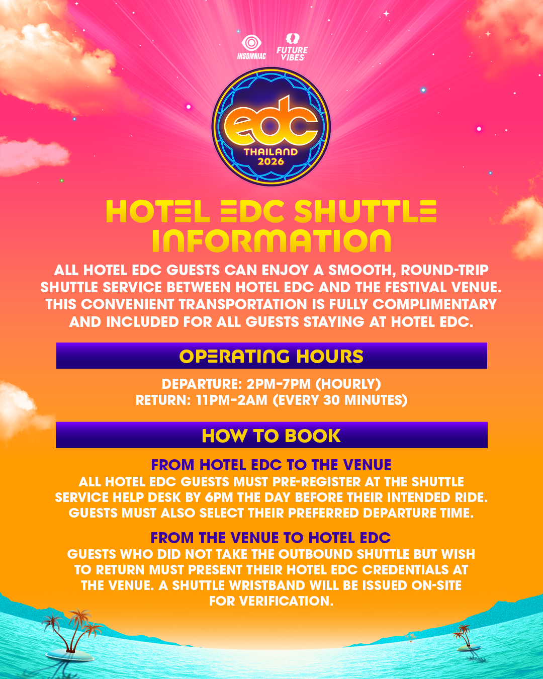 Hotel EDC Shuttle Information