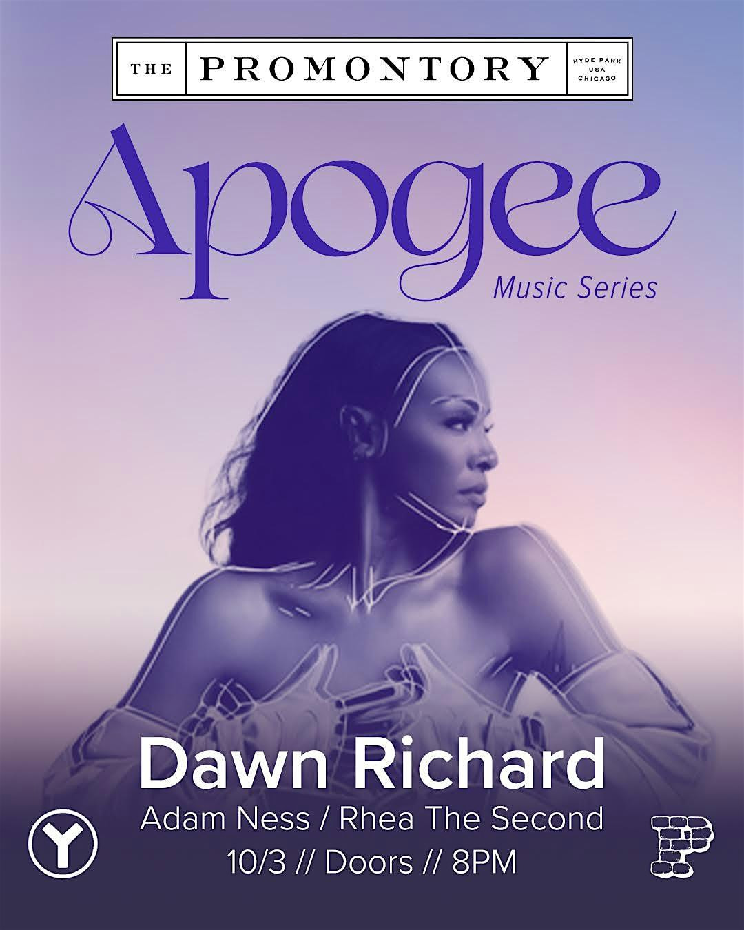 Apogee Concert Series ft. Dawn Richard / Adam Ness / Rhea The Second