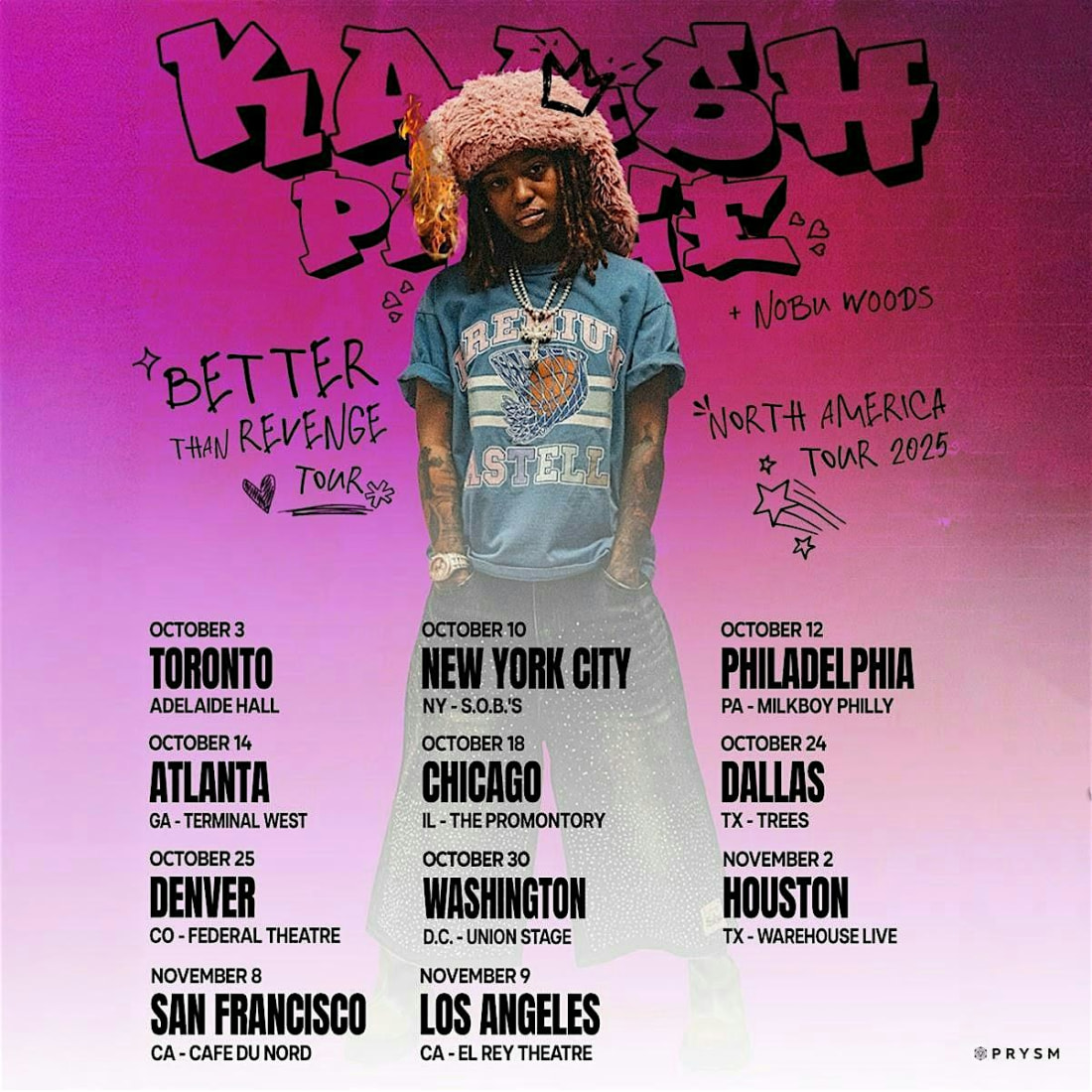 Kaash Paige Better Than Revenge Tour