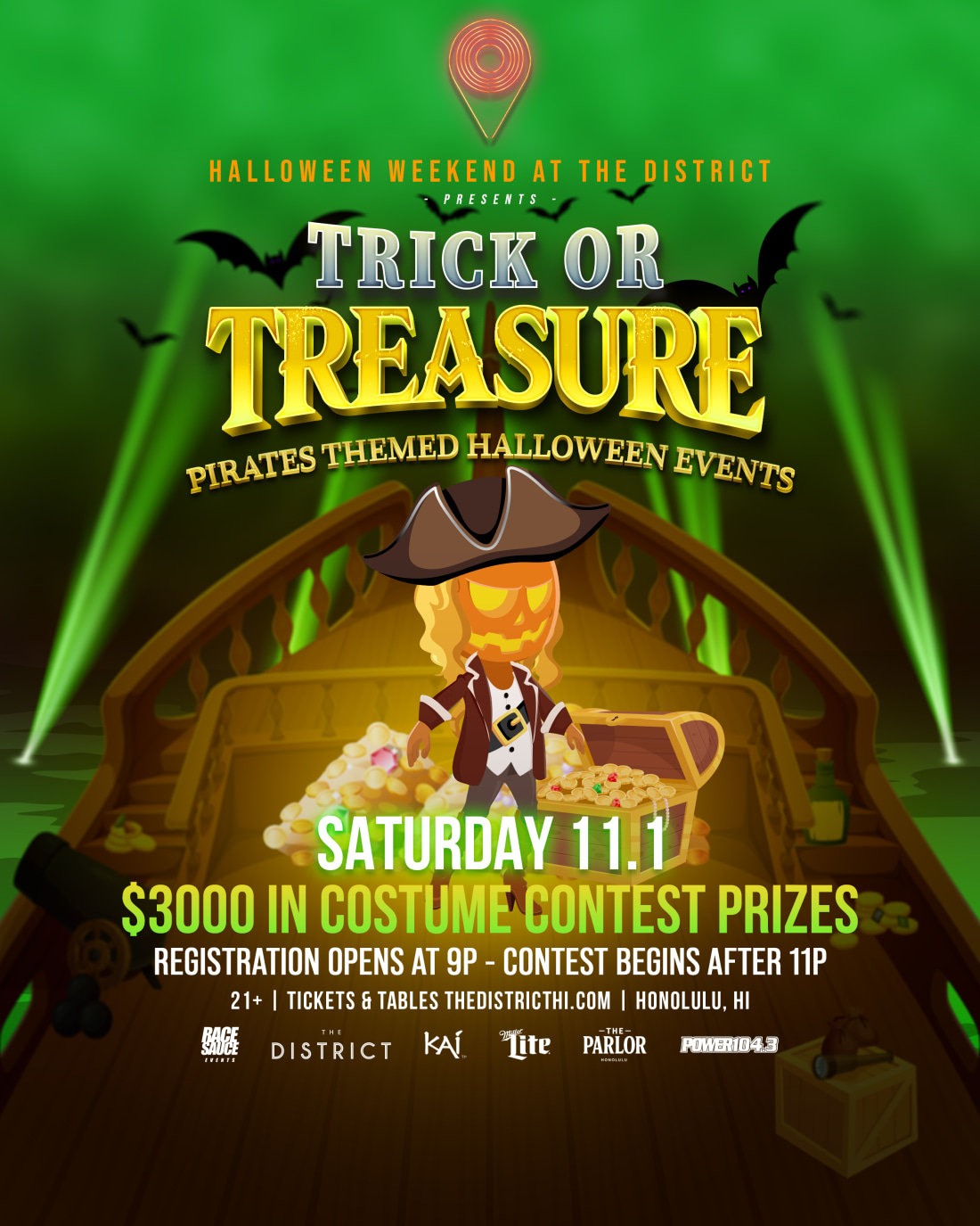Halloween Weekend Saturday $3000 Contest (Nightclub)