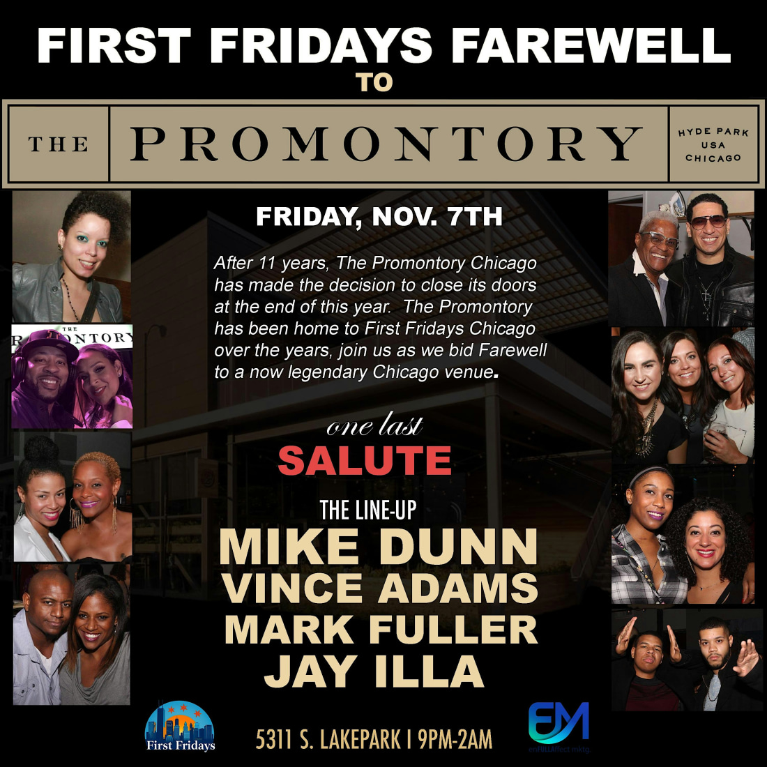 First Fridays: Farewell To The Promontory!