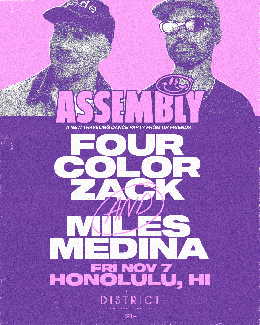 Assembly w/ Four Color Zack & Miles Medina