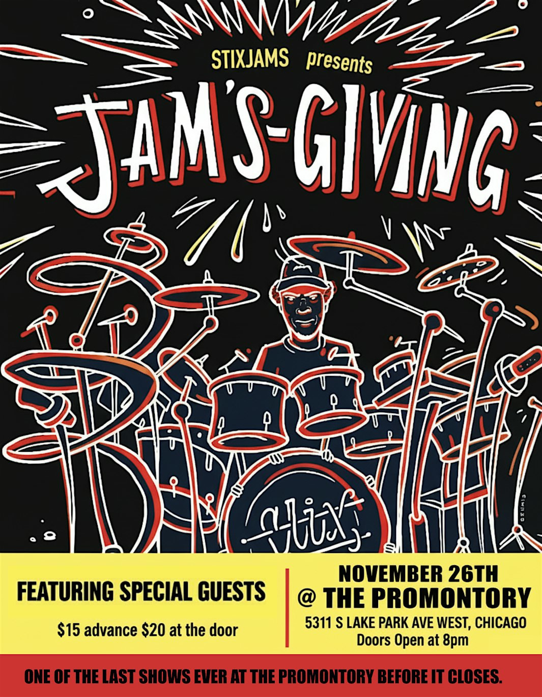 Stix Jams Presents Jam’s-Giving