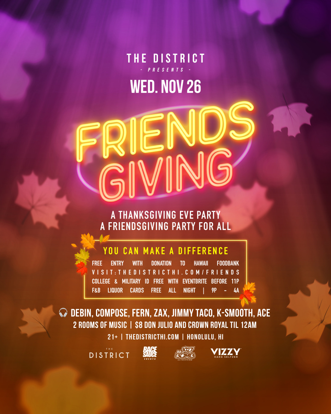 Friendsgiving - Wednesday Party