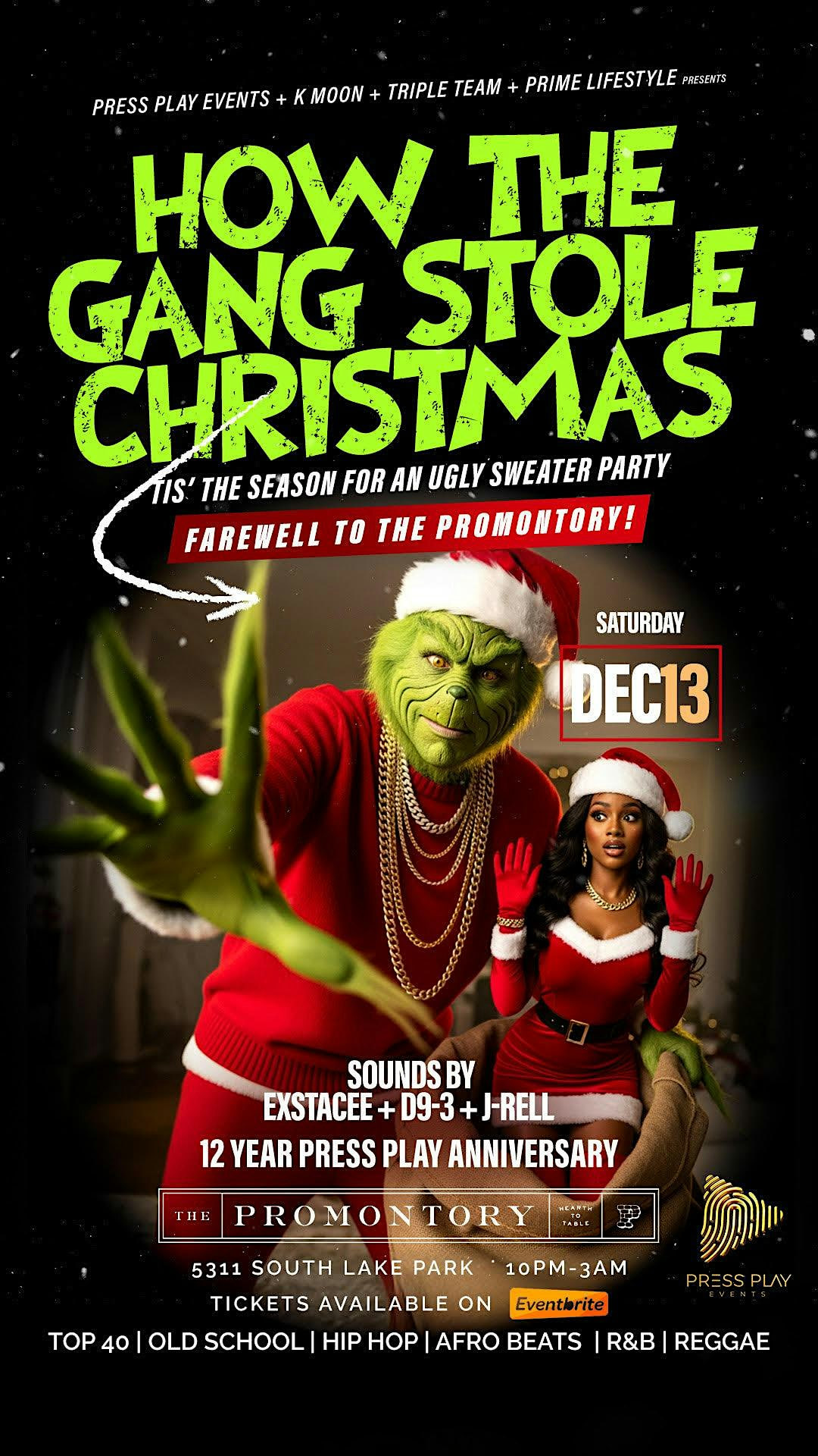 HOW THE GANG STOLE CHRISTMAS: TIS’ THE SEASON FOR AN UGLY SWEATER PARTY