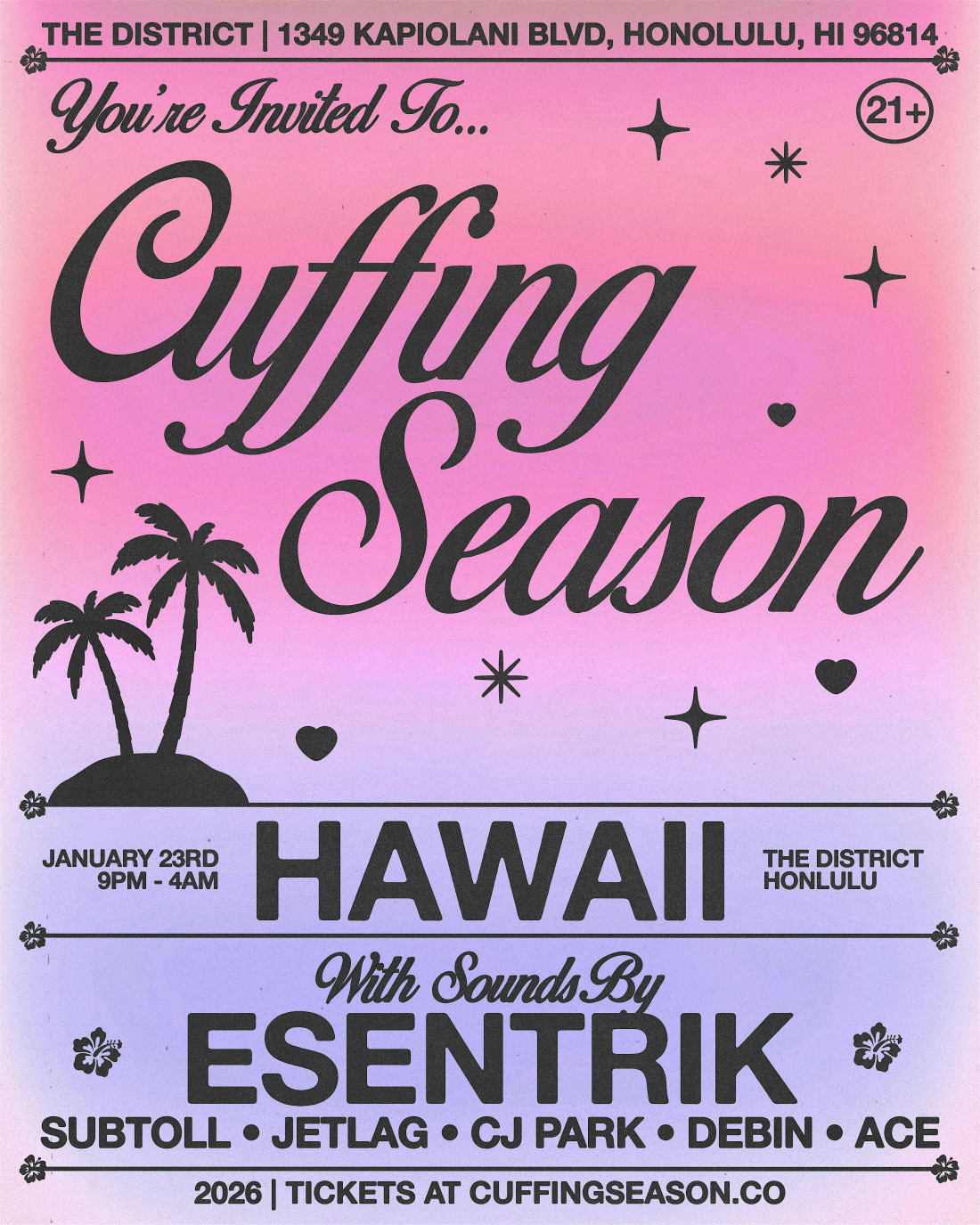 Cuffing Season Hawaii