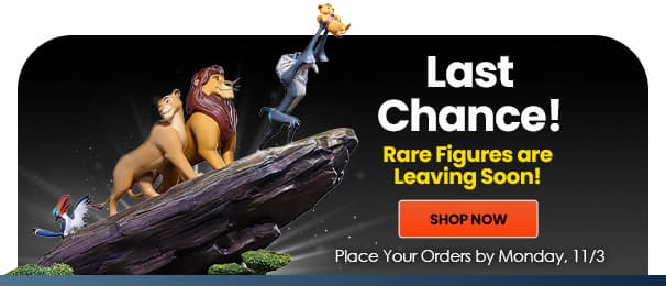 Last Chance! Rae Figures are Leaving Soon! Shop Now Place Your Orders by Monday 11/03
