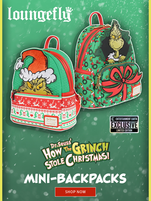 Dr Sesuss How the Grinch Stole Christmas! Mini-Backpacks Shop Now