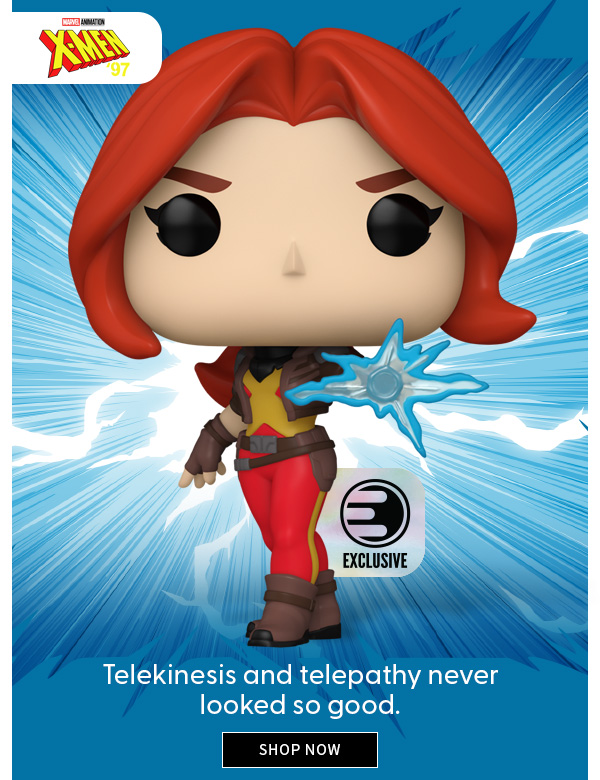 X-Men '97 Jean Grey Entertainment Earth Exclusive  Telekinesis and telepathy never looked so good. SHOP NOW 