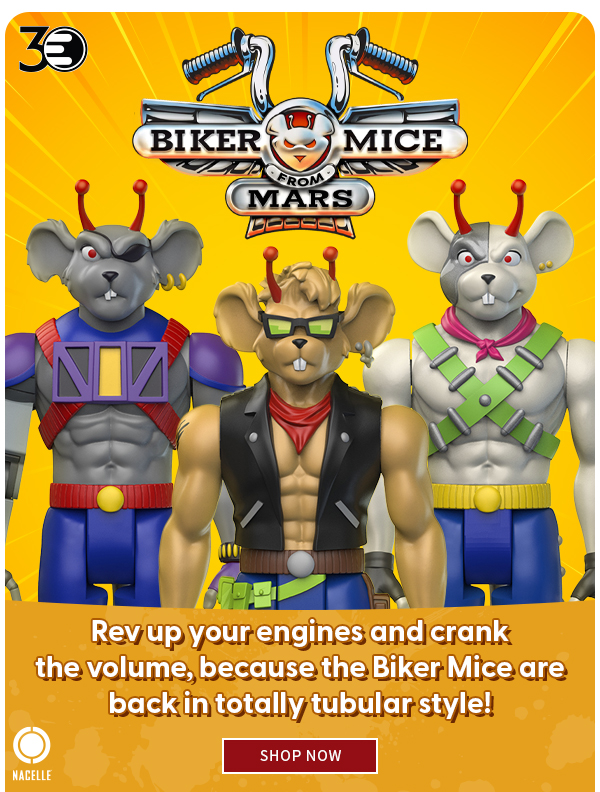 Biker Mice from Mars Rev up your engines and crank the volume, because the Biker Mice are back in totally tubular style! SHOP NOW 