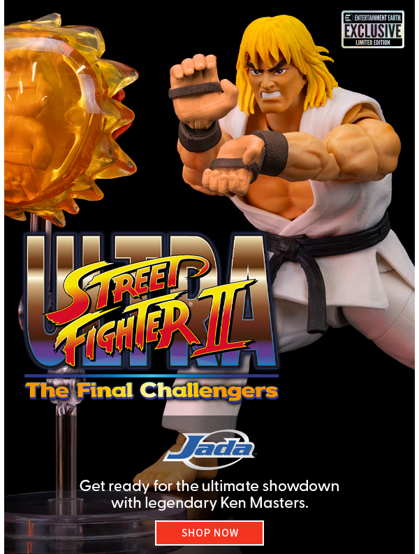 Street Fighter II Get ready for the ultimate showdown with legendary Ken Masters. SHOP NOW 