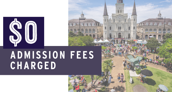 $0 in admission fees charged