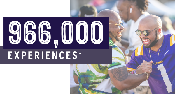 966,000 experiences