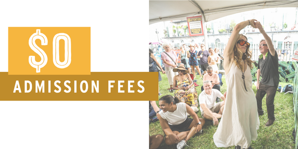$0 in admission fees