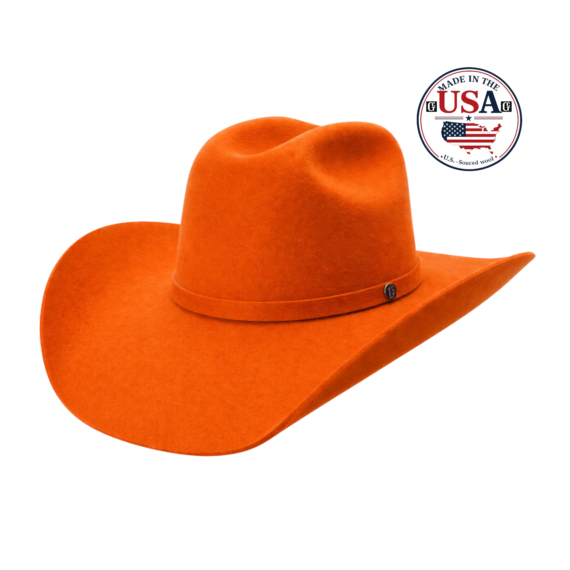 Image of AMERICAN ORANGE 5X WOOL USA