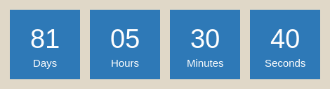 Timer from emailcountdowntimer.com