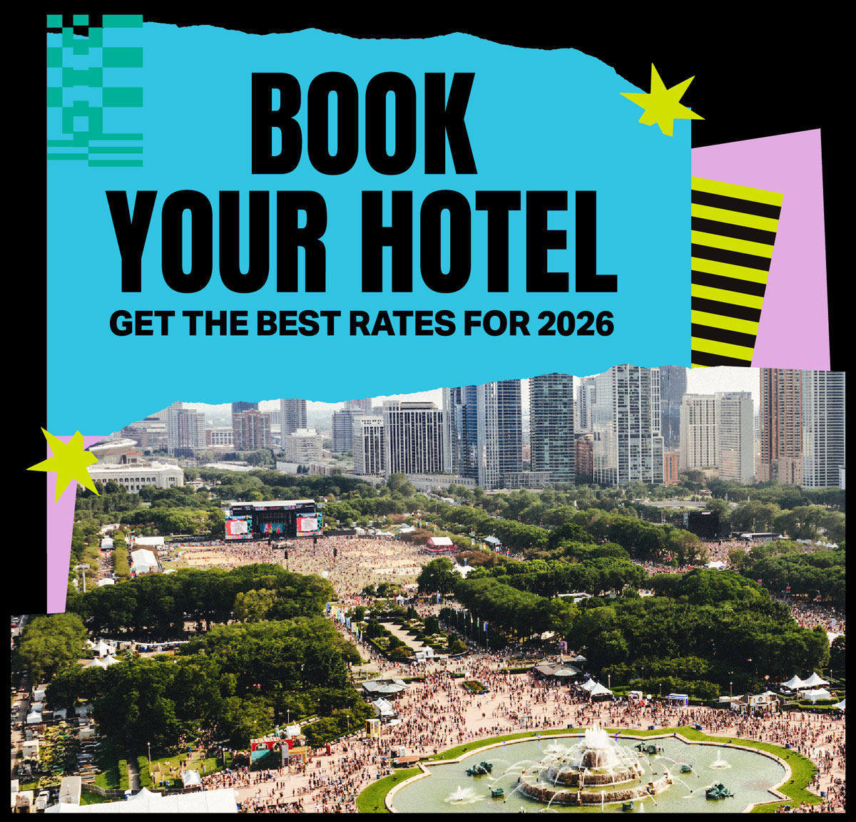Book your hotel to get the best rates for 2026