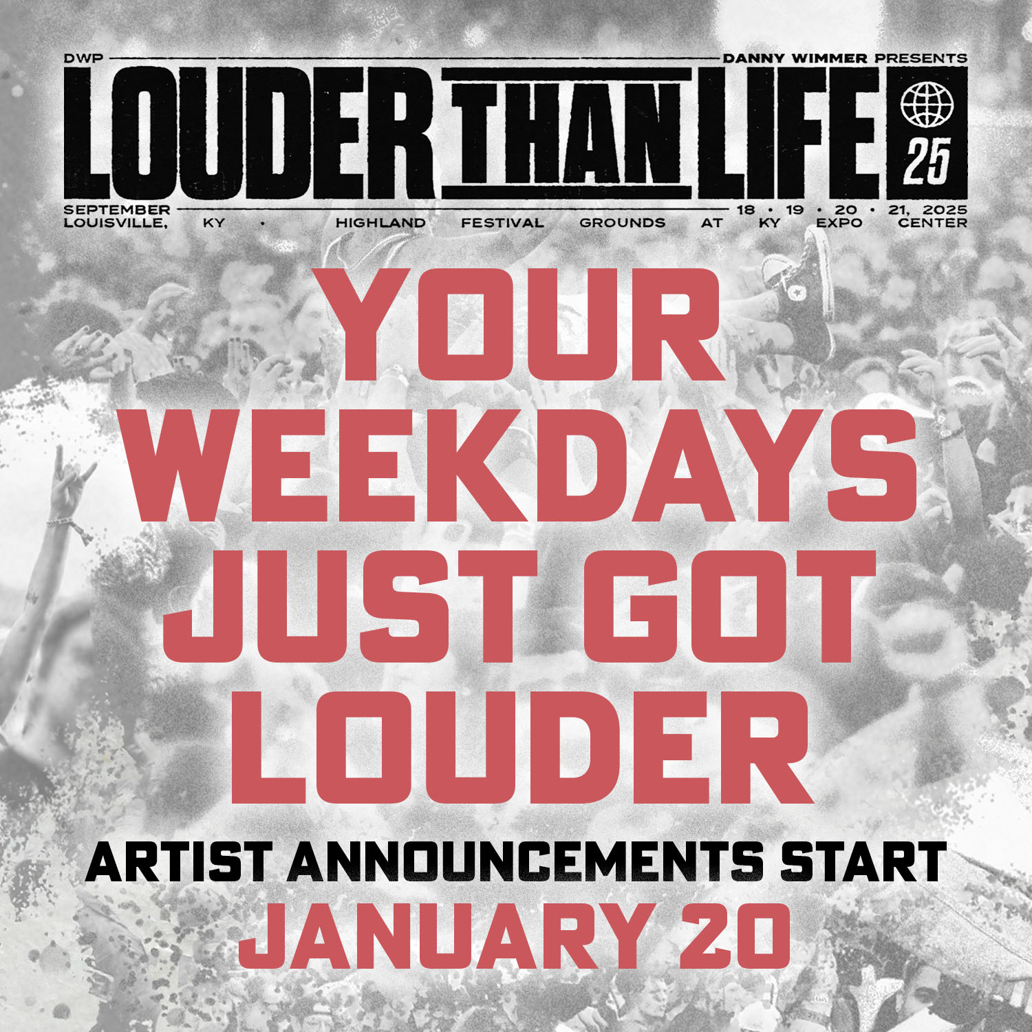 Artist Announcements Start January 20