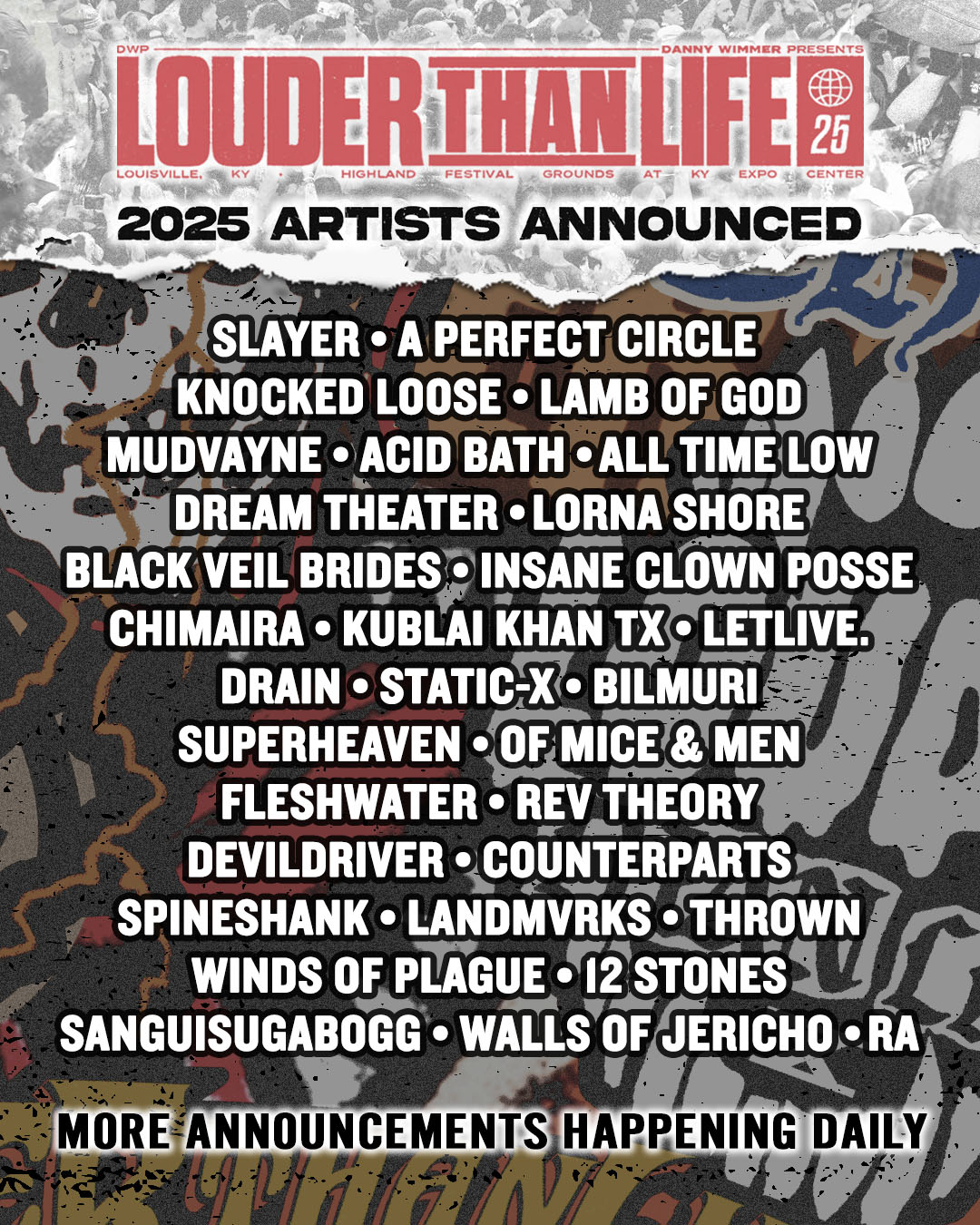 2025 Artist Announced