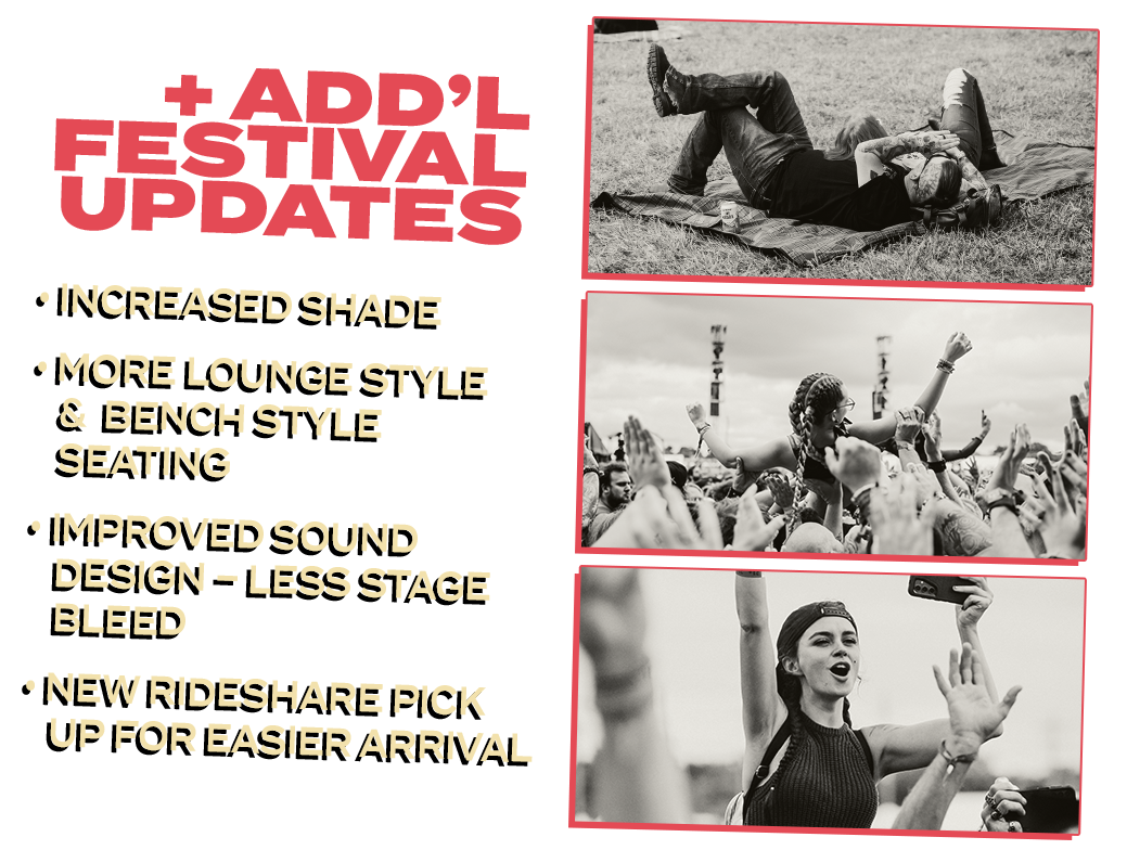 Additional Festival Updates