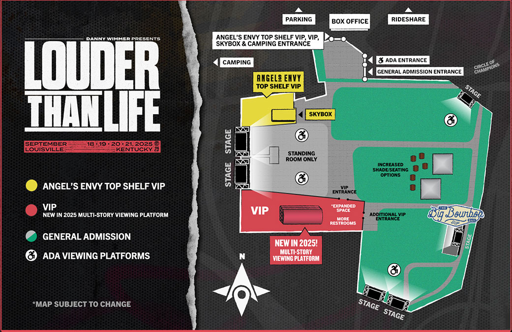 Updated Festival Map