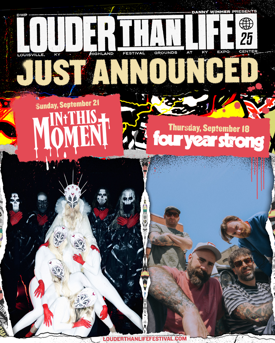 Just Announced: In This Moment & Four Year Strong