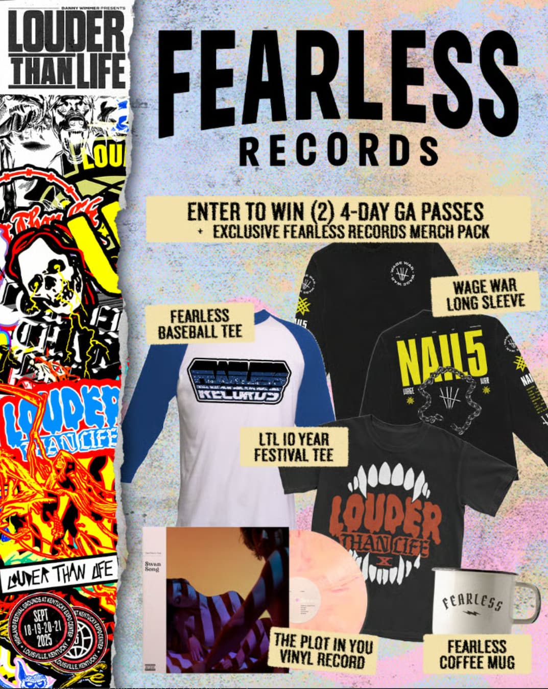 Fearless Records x Louder Than Life Giveaway