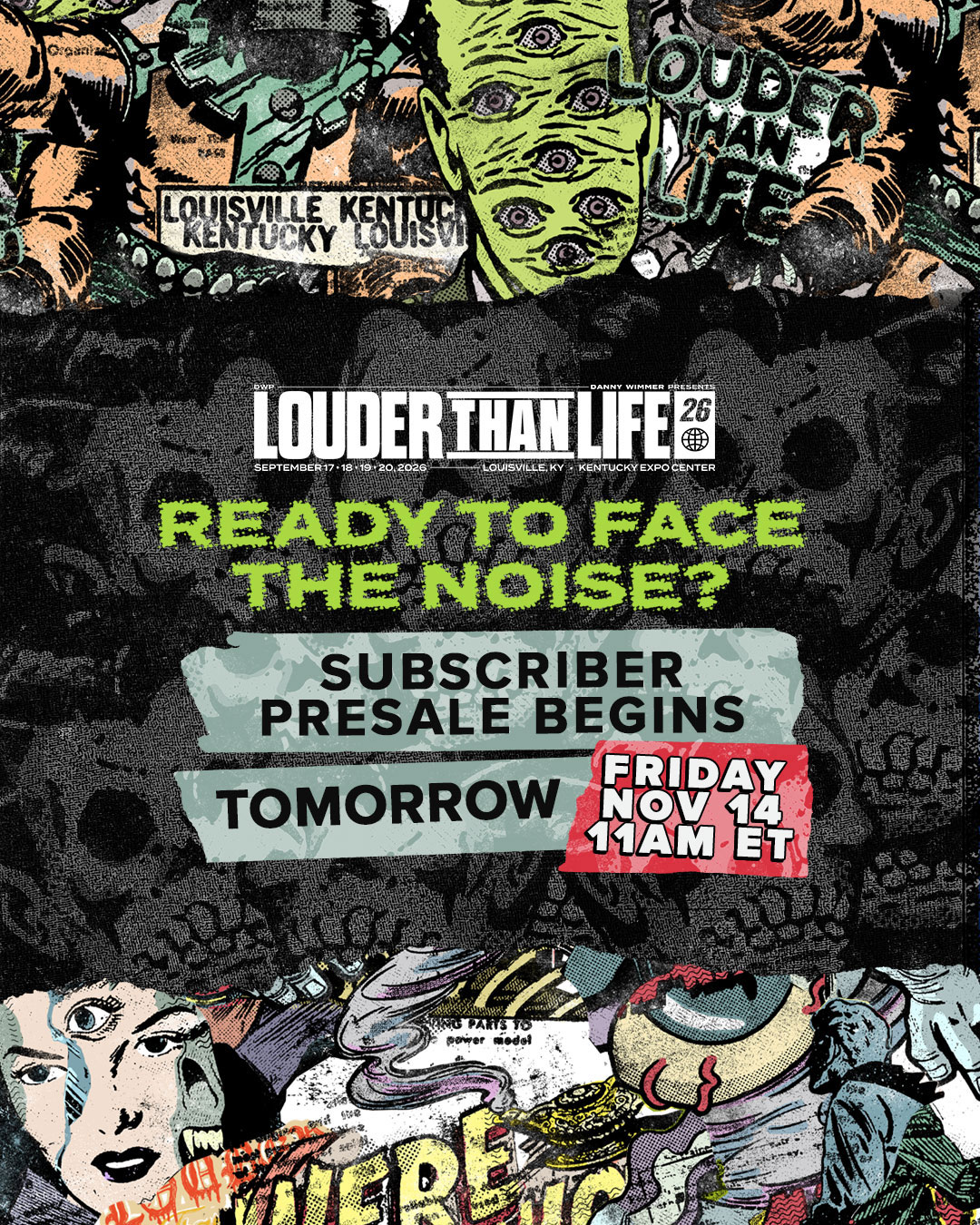 SUBSCRIBER PRESALE BEGINS TOMORROW