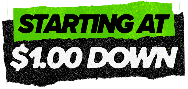 PASSES STARTING AT $1 DOWN