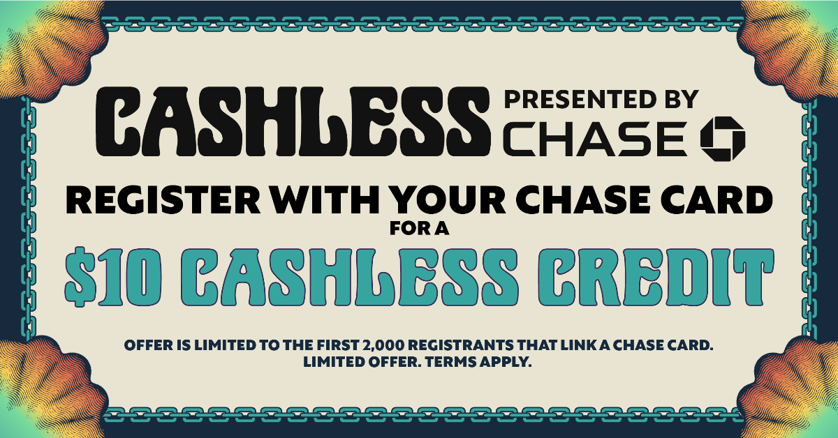 Register for Cashless Presented by Chase