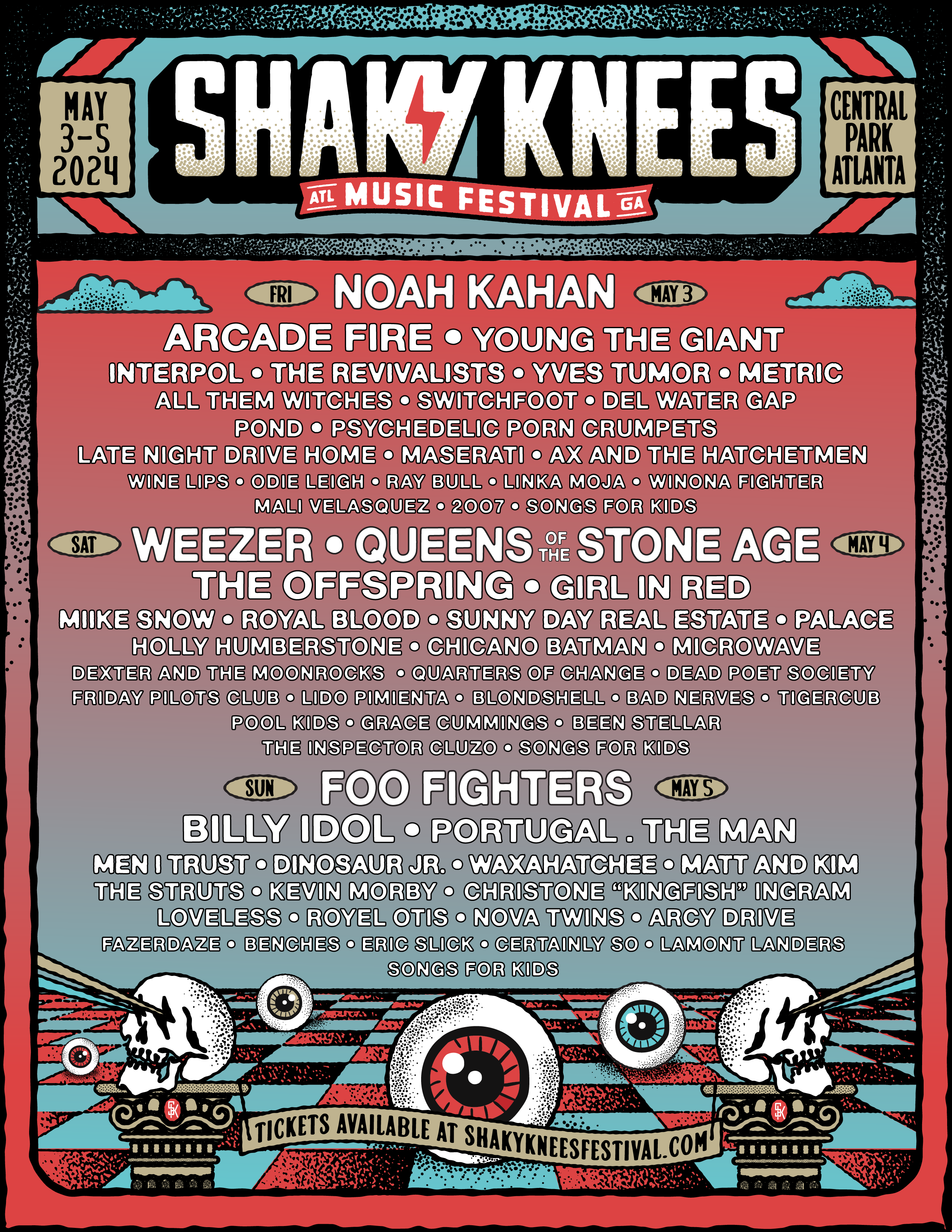 shaky knees 2024 lineup