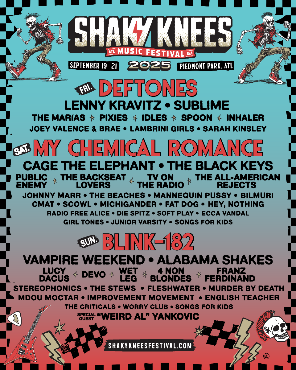 2025 Shaky Knees Lineup