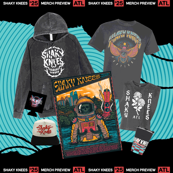 Shaky Knees Music Festival Merch Preview