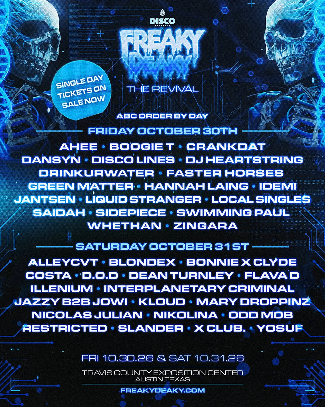 Freaky Deaky 2026