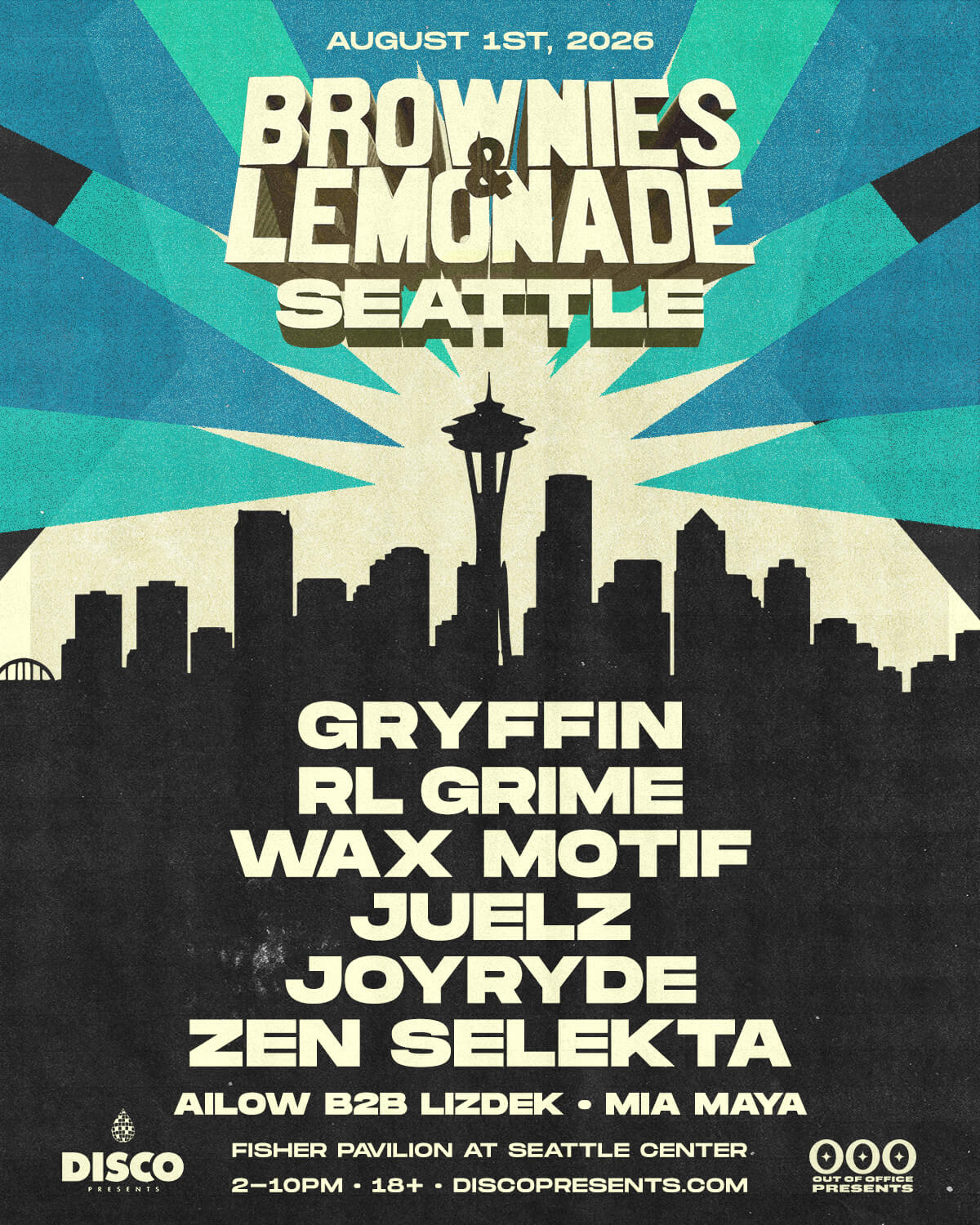 Brownies &amp; Lemonade at Fisher Pavilion at Seattle Center