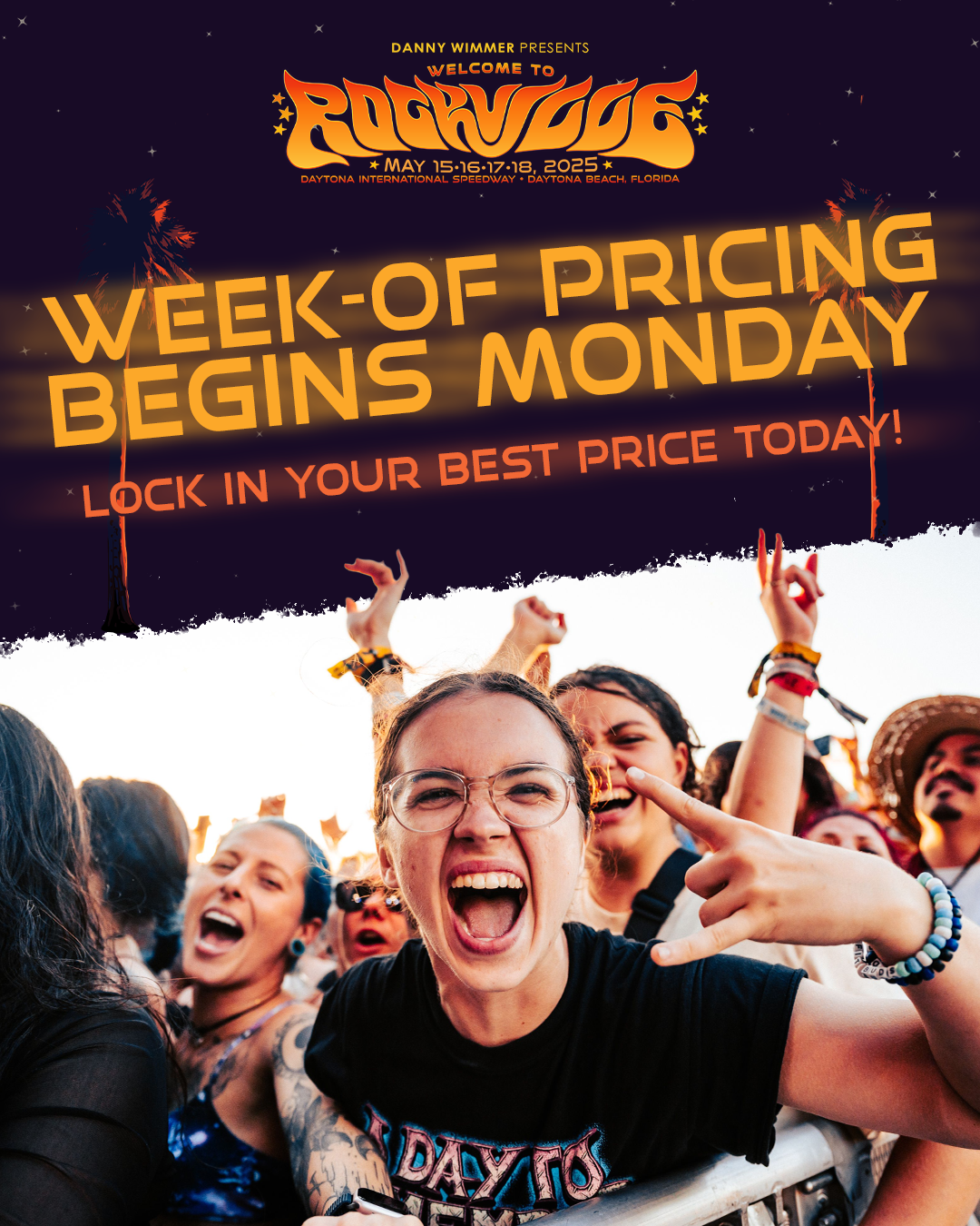 WEEK OF SHOW PRICING