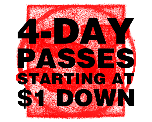 4-Day Passes Starting At $1 Down