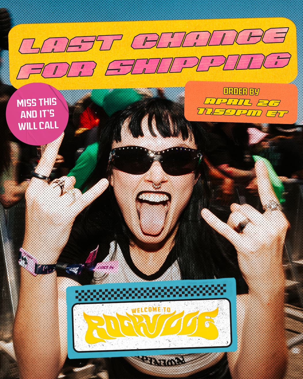 Last Chance for Wristband Shipping